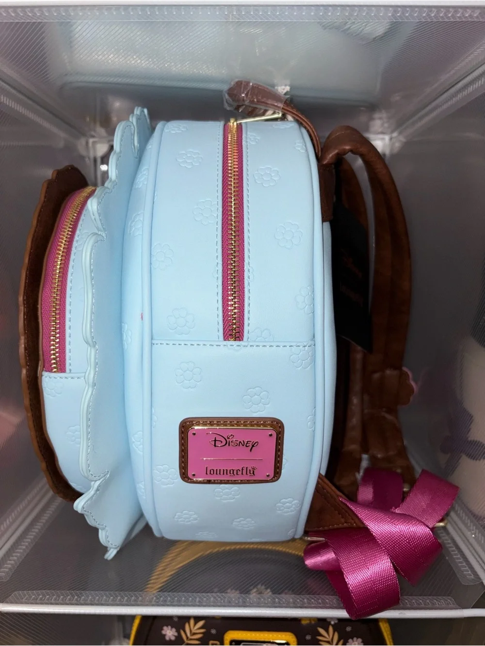 Loungefly Bambi Thumper Flower Frame Backpack in Brown, Pink, Blue, Green